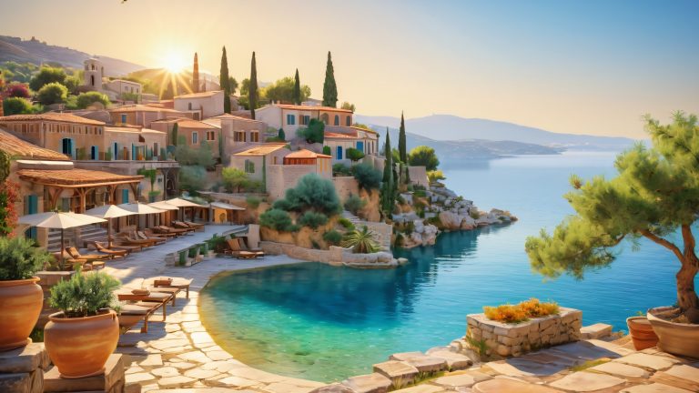 golden hour greek oasis scaled