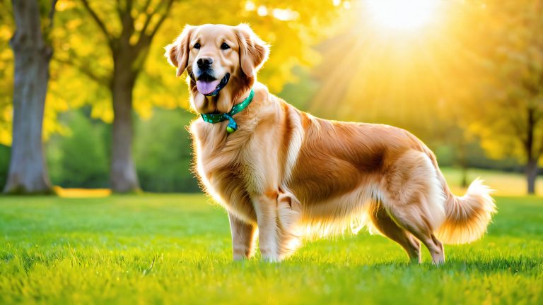 golden retriever 4k desktop wallpaper scaled