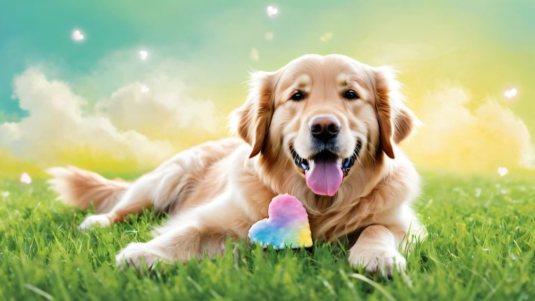 golden retriever wallpaper whimsy scaled