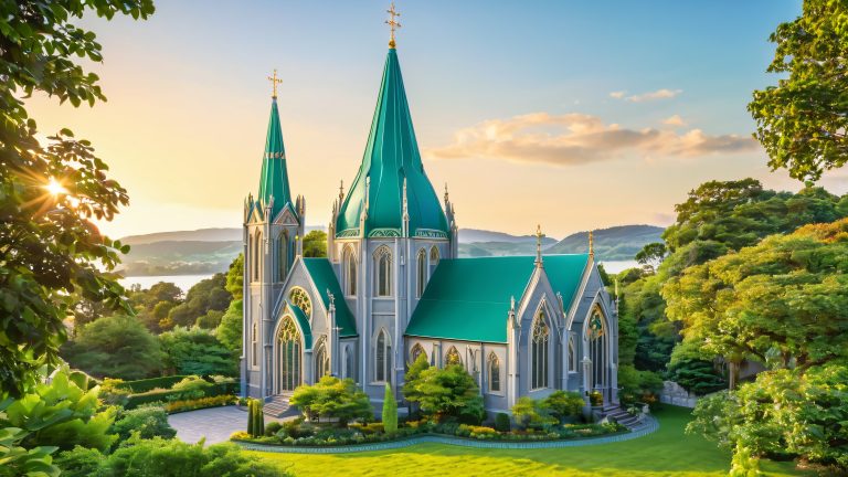 gothic church 4k wallpaper art deco beauty scaled