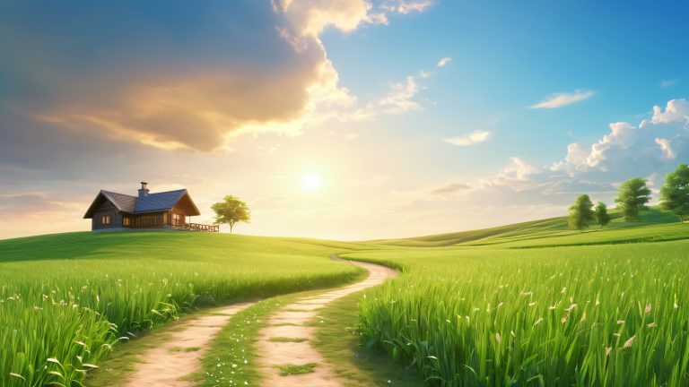 green horizon serenity 4k wallpaper scaled