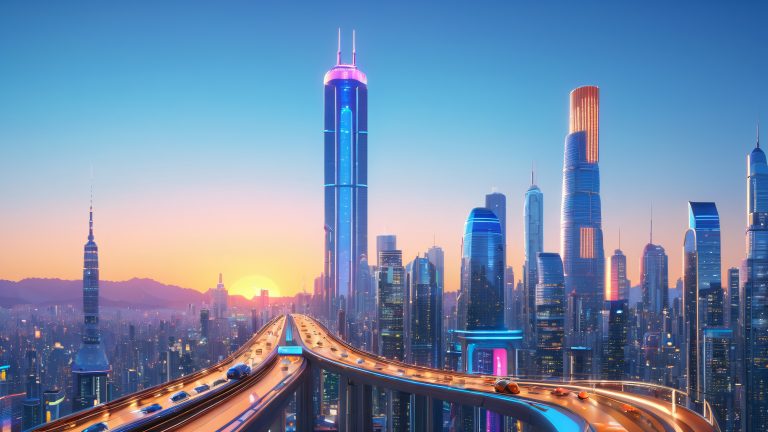 hamster powered retro futuristic cityscape wallpaper 4k scaled