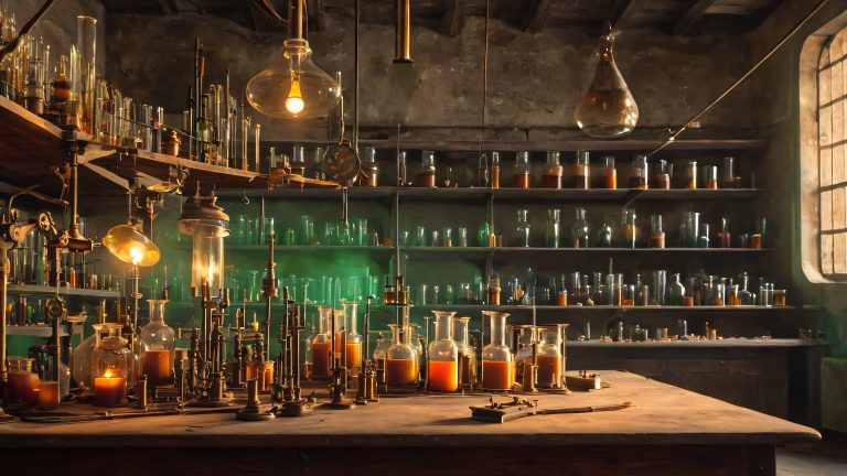 herbert west laboratory horror 4k desktop background scaled