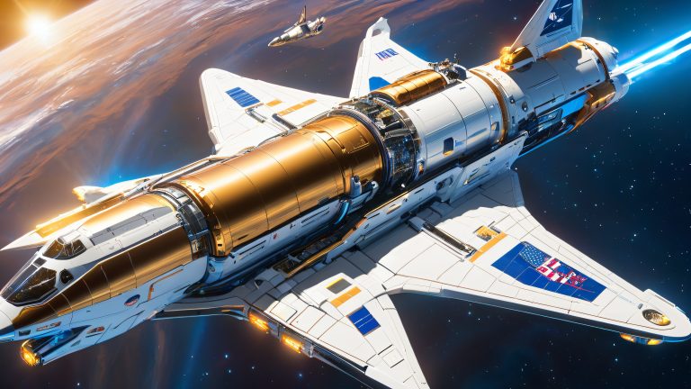 high tech space shuttle docking station cyber wallpaper scaled