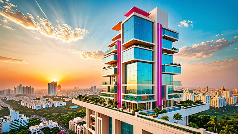 indian skyscraper mansion 4k wallpaper scaled