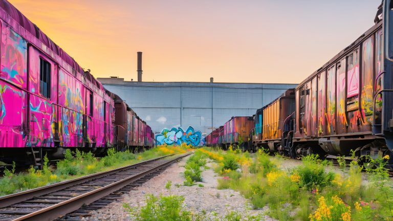 industrial rail yard graffiti wallpaper scaled