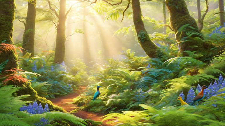 iridescent forest whispers scaled