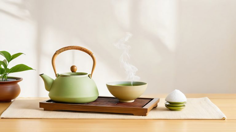 japanese matcha tea scene 4k wallpaper scaled