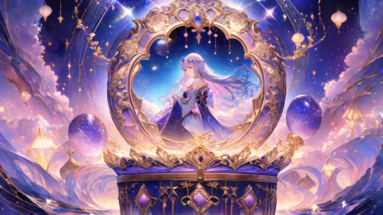 japanese music box wallpaper koseki bijou soft blue glow scaled