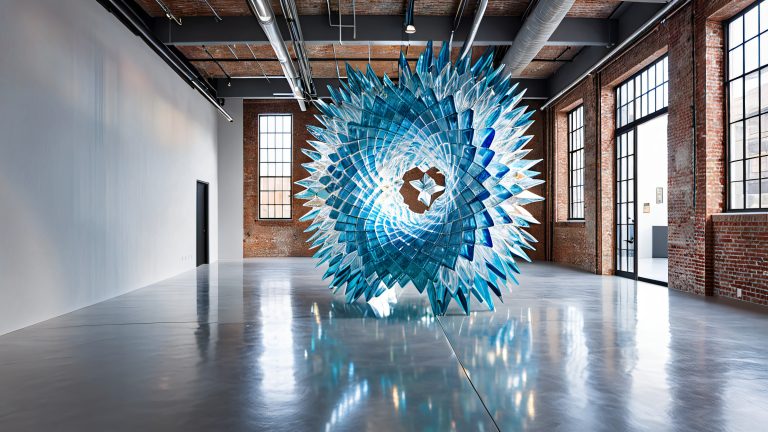 kaleidoscopic glass sculpture wallpaper 4k abstract scaled