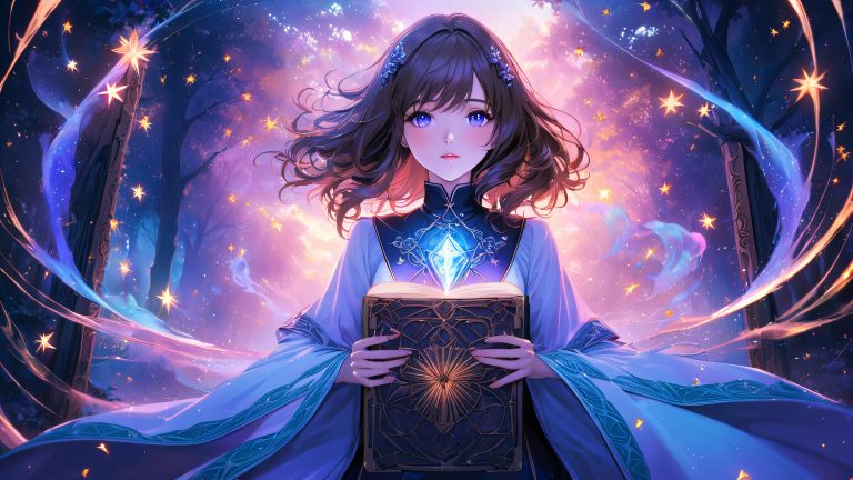 kusano shizuku mystical portal celestial dragon 4k anime wallpaper scaled