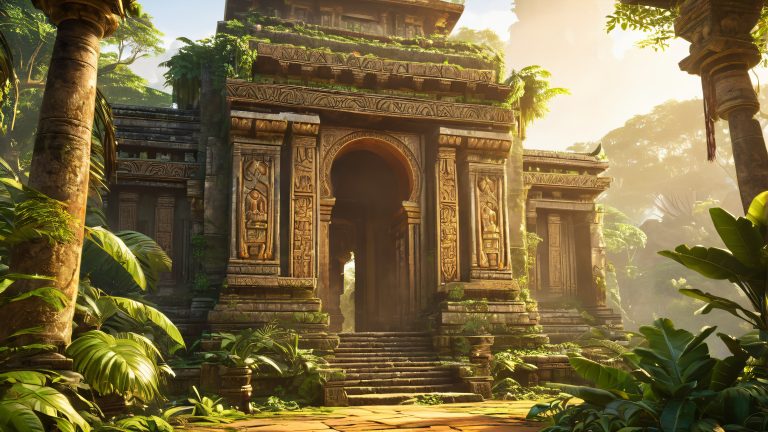 lara croft temple expedition 4k wallpaper scaled