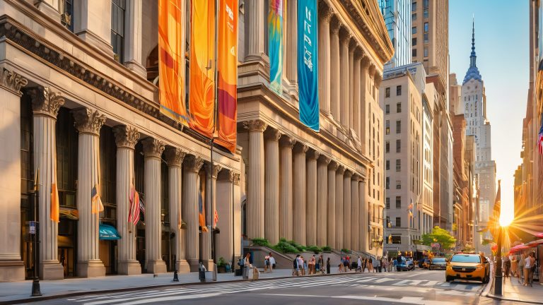 lower manhattan street scene 4k wallpaper scaled