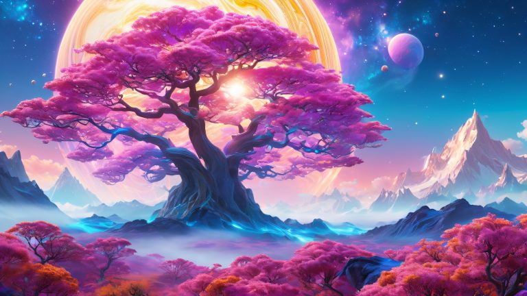 luminescent planet wallpaper celestial dreamscape 4k fantasy scaled