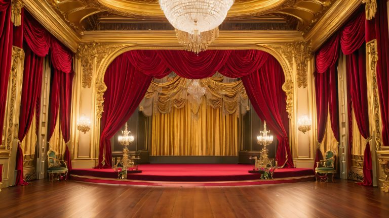majestic 18th century theatre wallpaper classical european opera house masterpiece scaled