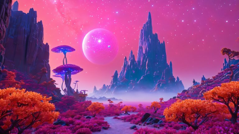 majestic alien planet 4k wallpaper scaled