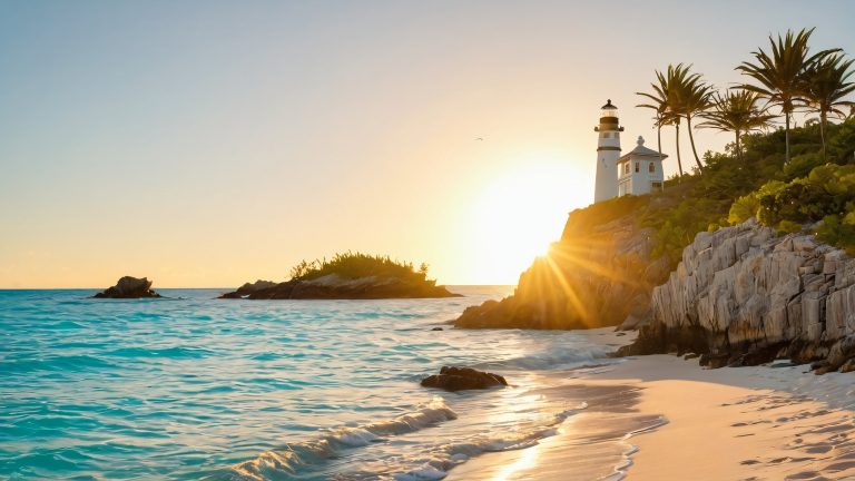 majestic ancient lighthouse wallpaper 4k oceanic landscapes scaled