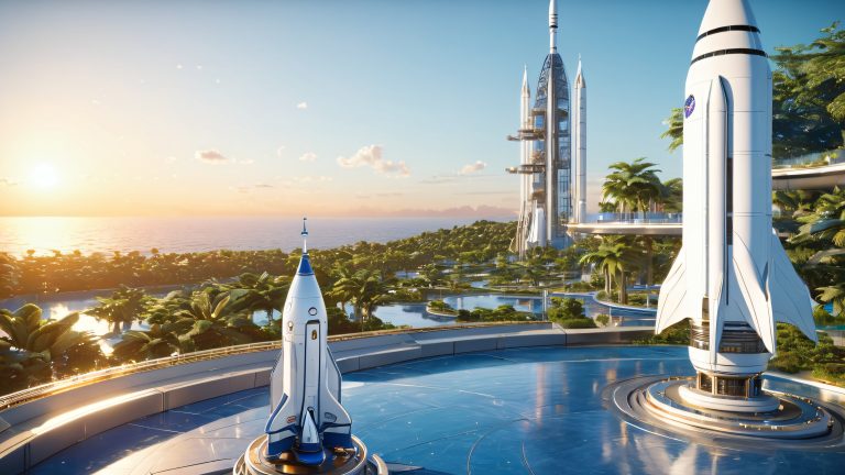 majestic artemis ii rocket ship launch wallpaper 4k space odyssey scaled