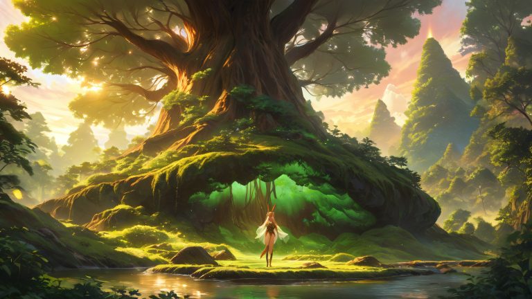 majestic brown bunny in ancient armor 4k wallpaper scaled