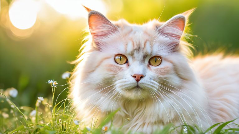 majestic cat wallpaper whimsical 4k design scaled