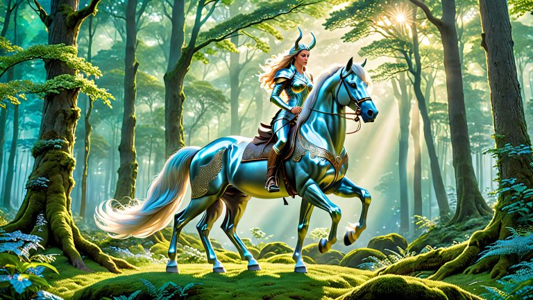 majestic centaur ancient forest 4k wallpaper scaled