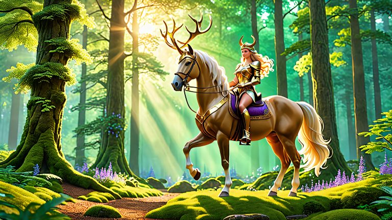 majestic centaur triumphant with golden trophy 4k wallpaper scaled