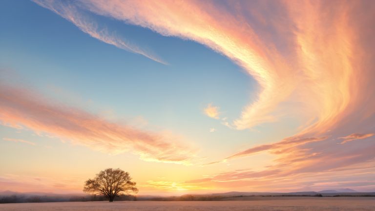 majestic cirrus clouds 4k wallpaper scaled