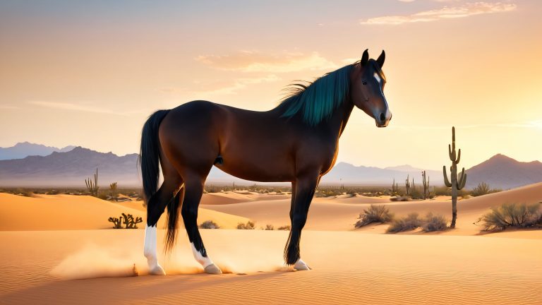 majestic desert mare scaled