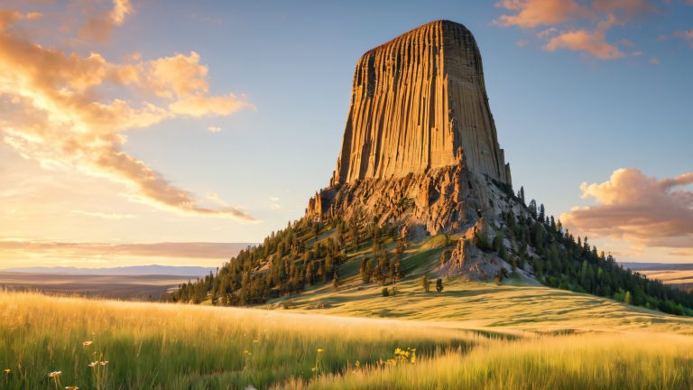 majestic devils tower 4k nature wallpaper scaled