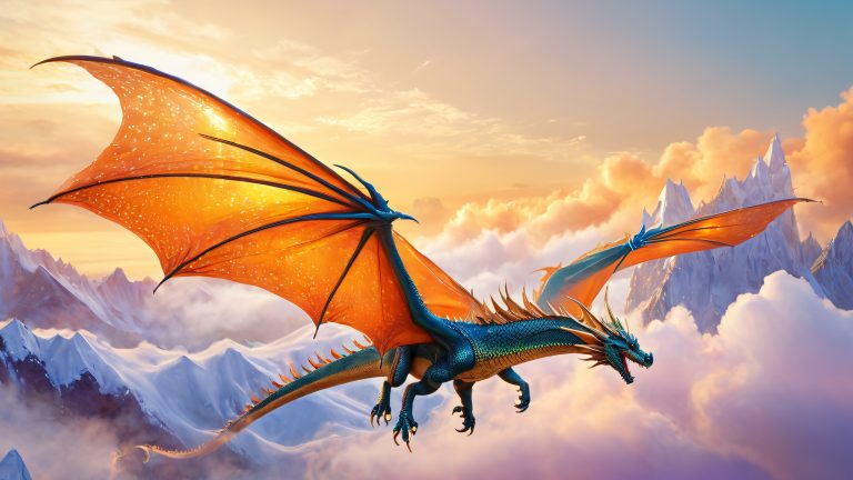 majestic dragon wings 4k fantasy wallpaper scaled