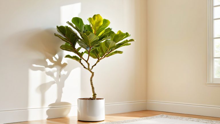 majestic fiddle leaf fig tree modern apartment scaled