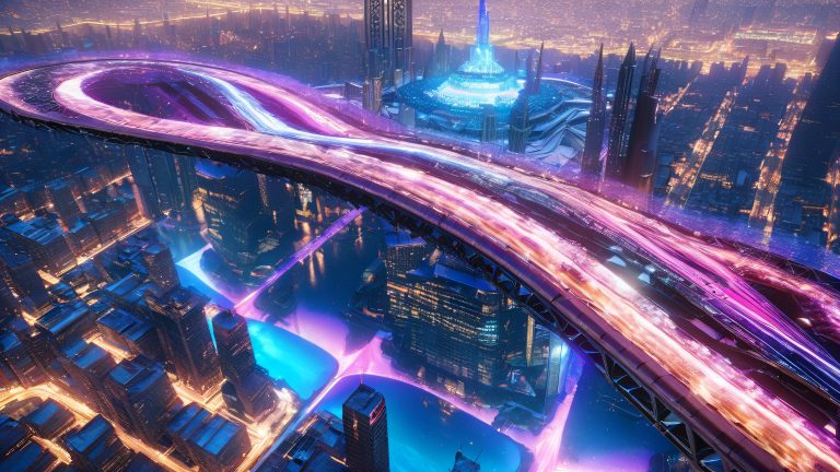 majestic grand piano anime city 3d wallpaper 4k scaled