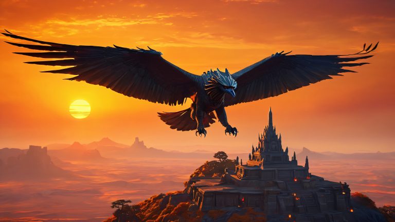 majestic griffin sith lord 4k wallpaper scaled