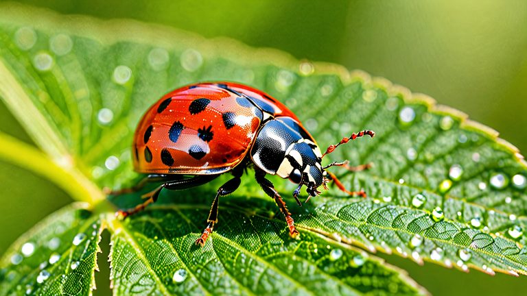 majestic harlequin ladybird beetle wallpaper stockholm meadow scaled