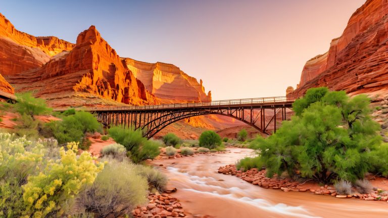 majestic navajo bridge 4k wallpaper scaled