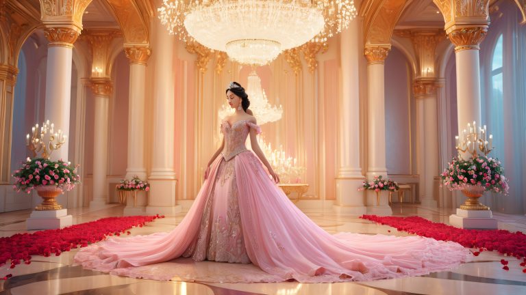 majestic princess crimson petals 4k wallpaper scaled