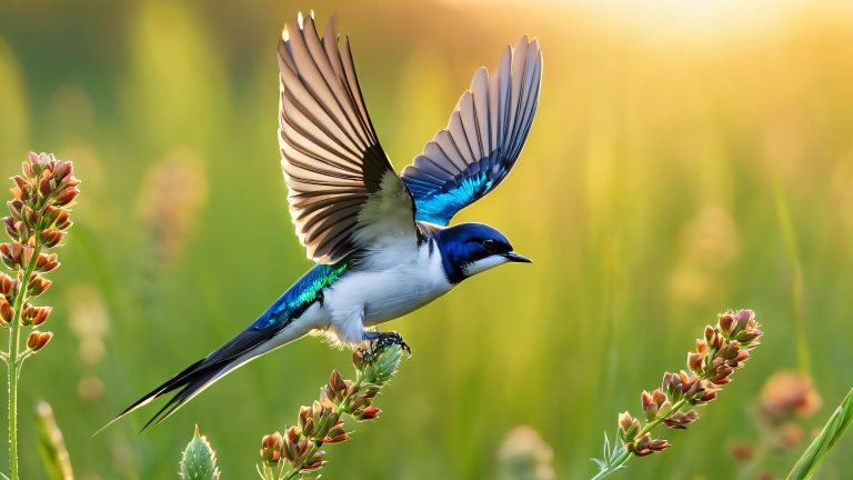 majestic swallow prey 4k wallpaper scaled