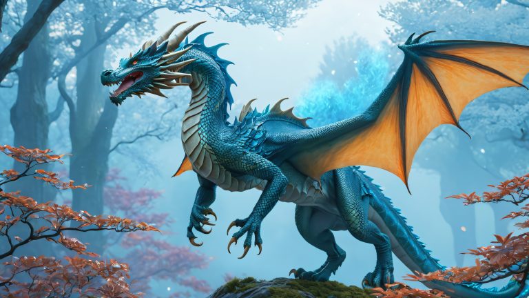 majestic wyverian dragon 4k fantasy wallpaper scaled