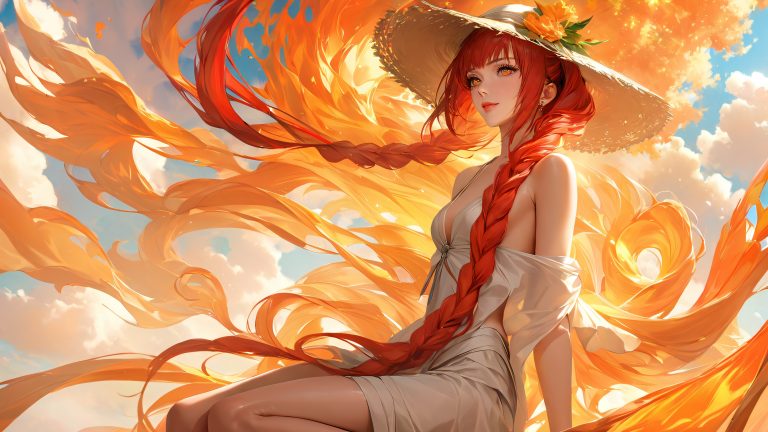 makimas fierce profile 4k wallpaper scaled