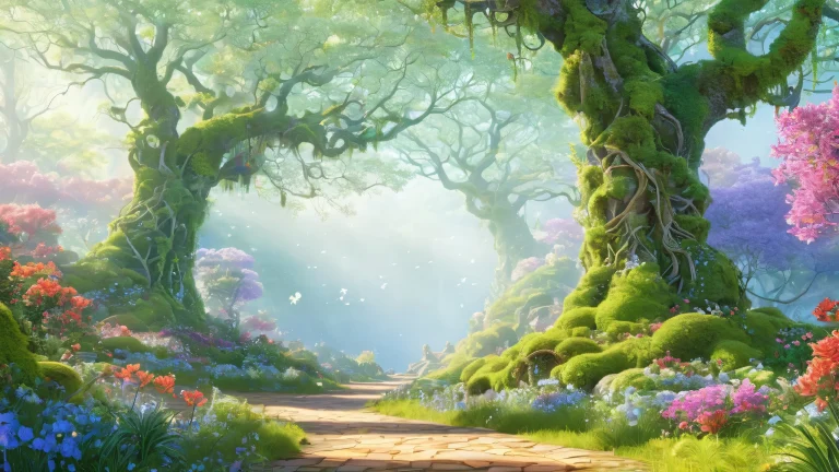 Breathtaking desktop wallpaper of Malabog's Castle set against a whispering forest backdrop for Desktop/PC