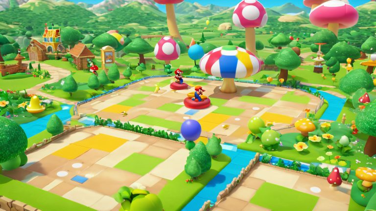 mario party 2 game boards 4k wallpaper scaled