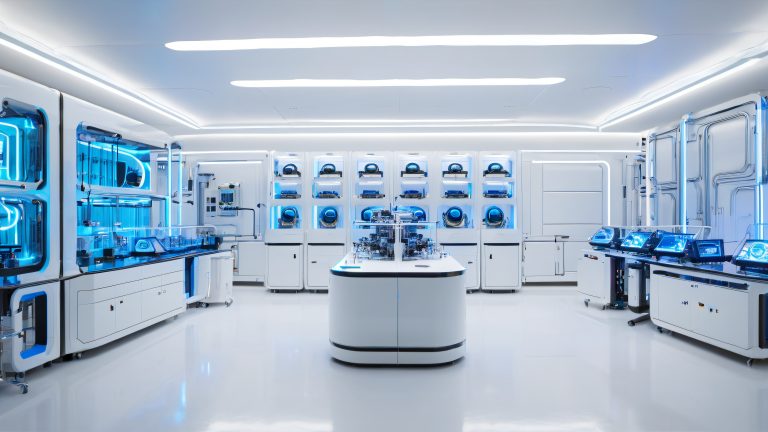 marmosets in futuristic laboratory wallpaper 4k scaled