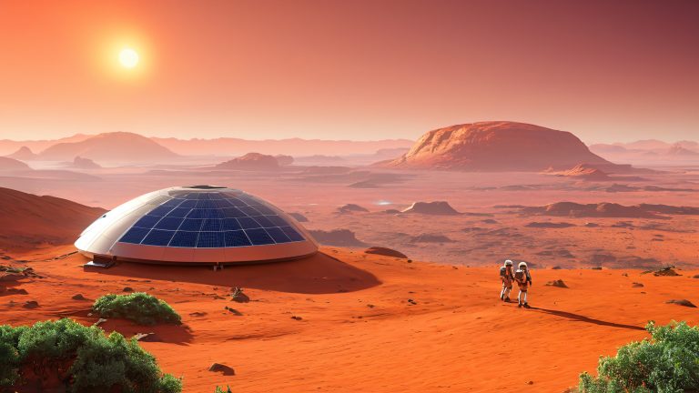 mars colonists futuristic habitat 4k wallpaper scaled