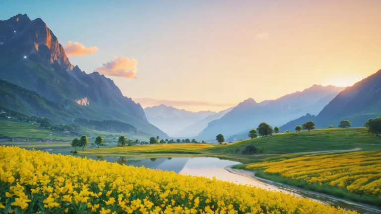 A blurred background cityscape at sunset with stunning details and depth of field.