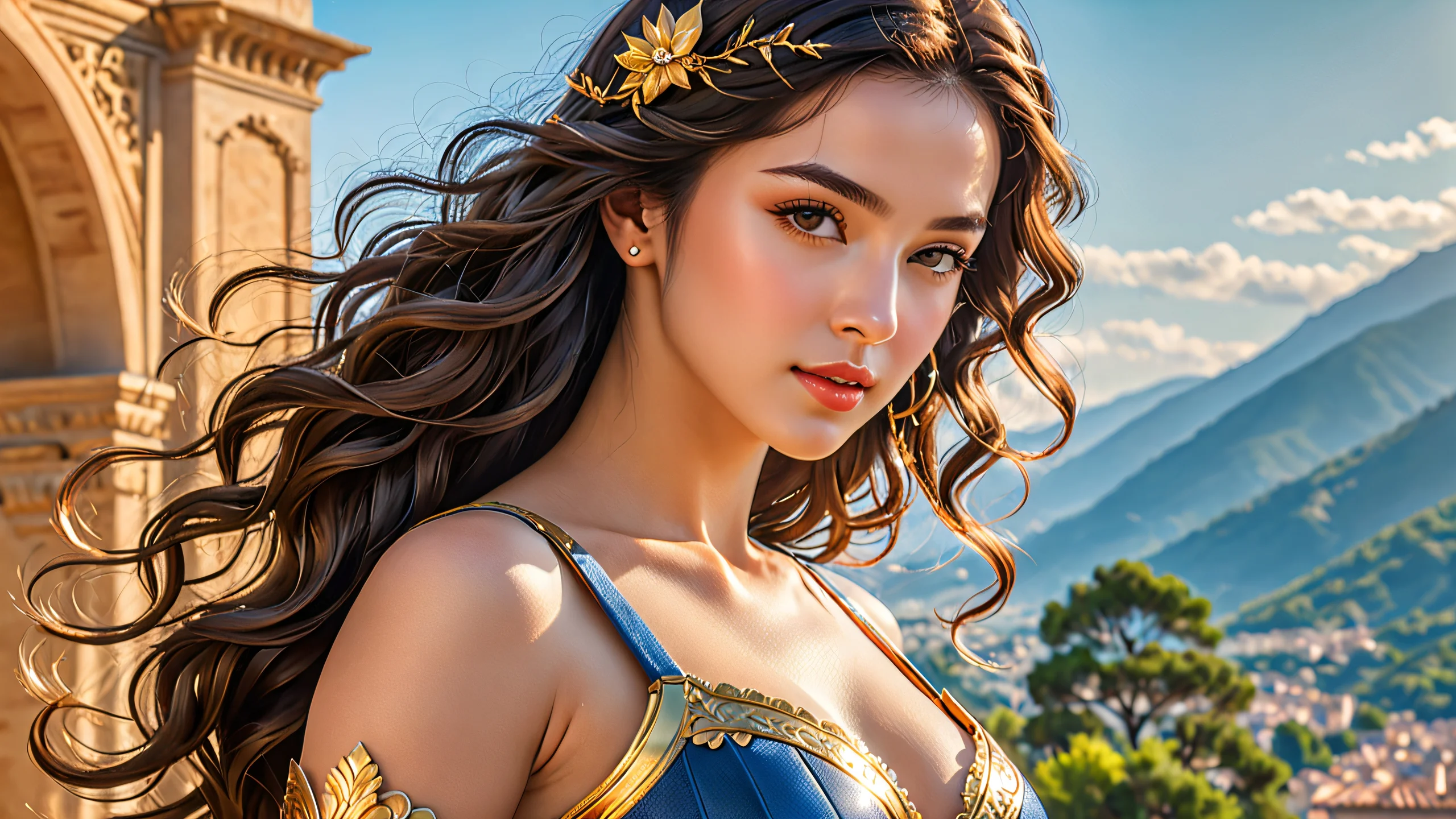 Aesthetic Masterpiece in Motion Background A stunning abstract masterpiece with dynamic angles and intricate details.