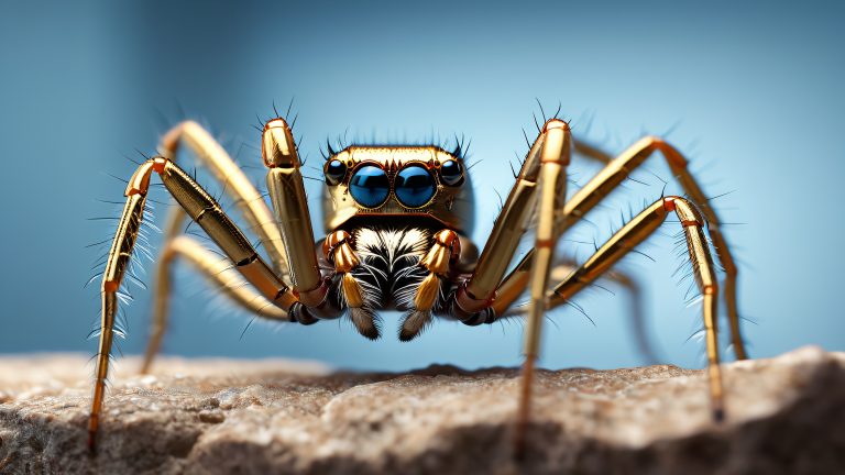 menacing 8 legged spider wallpaper 4k masterpiece scaled