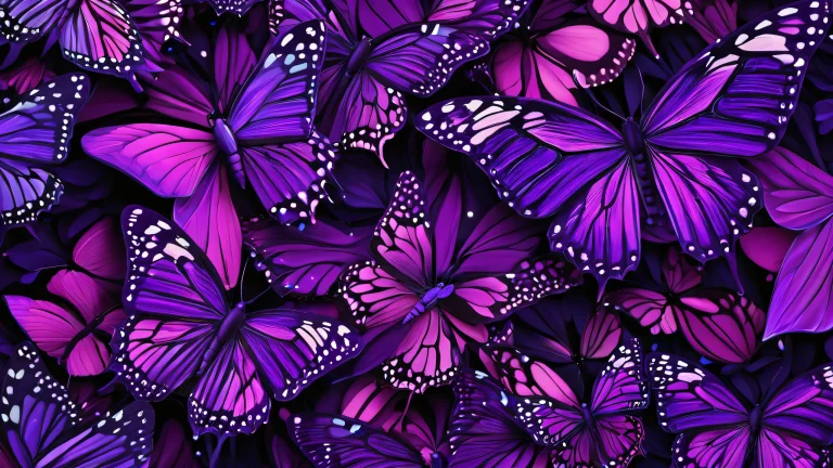 An imaginative illustration of metamorphic patterns and numbers in a dark purple background.