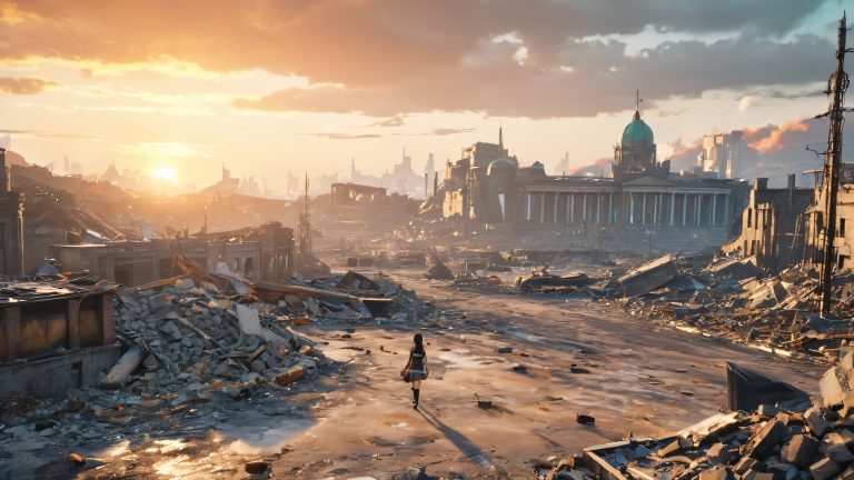 midgar desolate ruins scaled