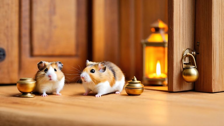 miniature hamster wonderland 4k wallpaper scaled