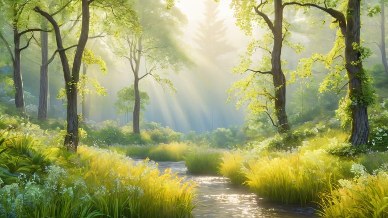 misty forest wallpaper 4k nature scenes scaled